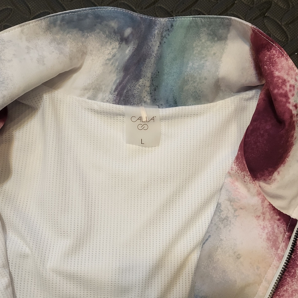 Calia By Carrie Underwood Pastel Airbrush Lined Jacket Jacket Size Large - Picture 5 of 8